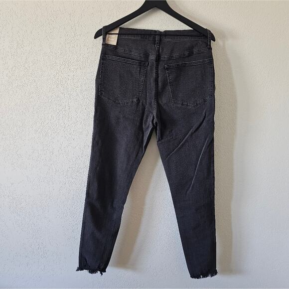 Madewell Black 9" Midrise Skinny Button-Fly Jeans NWT - Picture 5 of 8